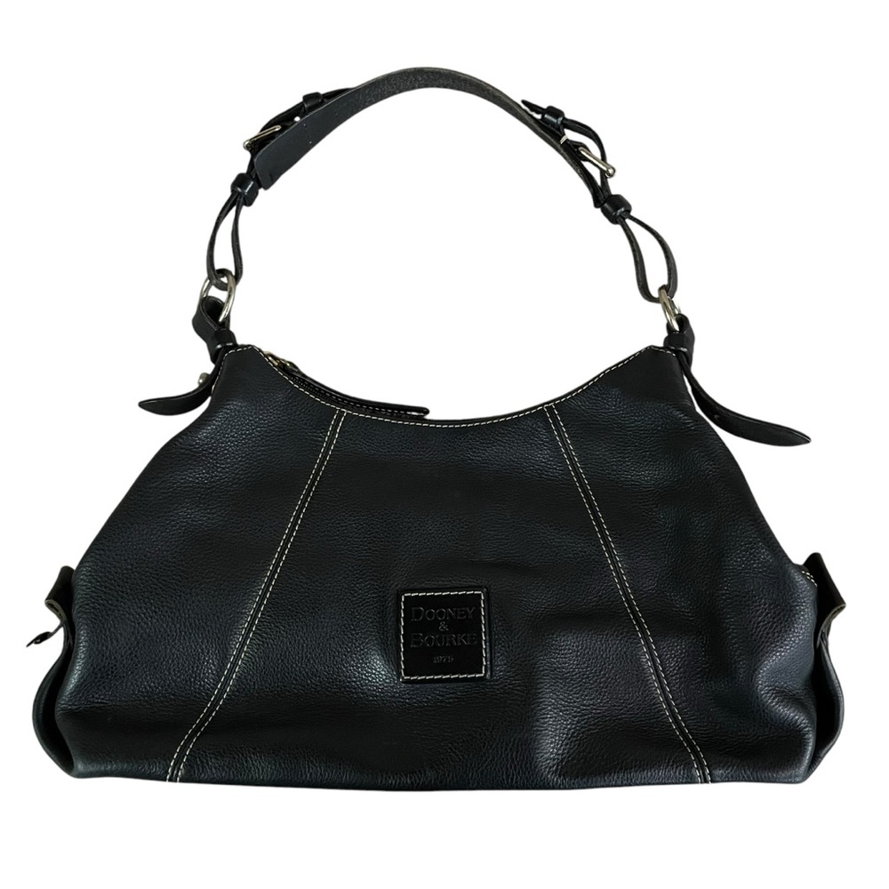 Dooney & Bourke Shoulder Bag Pebbled Leather Black